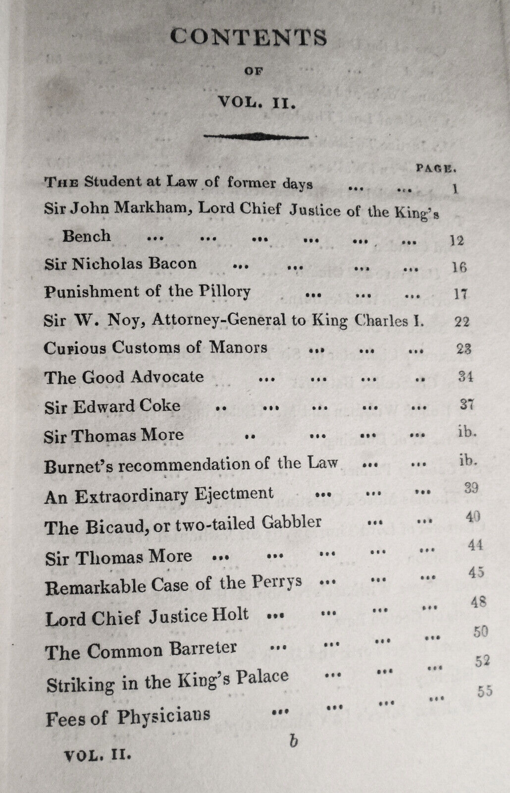 [Law] 1825 Westminster Hall or professional relics & anecdotes of the bar; 3 vol