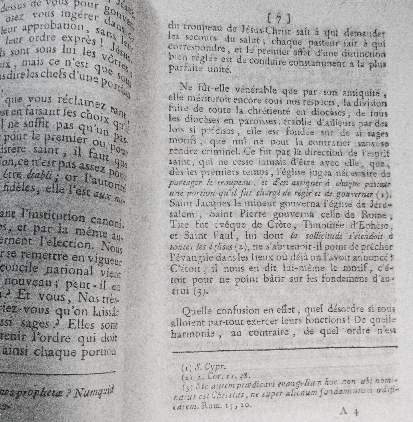 1797 Seconde lettre synodique du Concile national de France