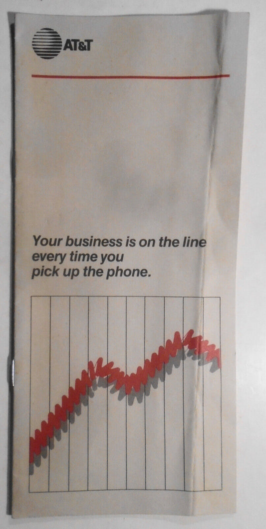 AT&T advertising brochure, 1985. Selecting Long Distance service, post break up