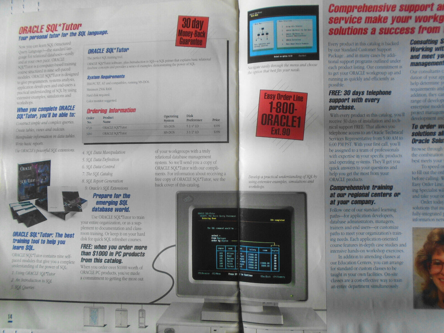 Oracle Solutions Catalog, Spring/Summer 1989. By Oracle Corporation. [Database].