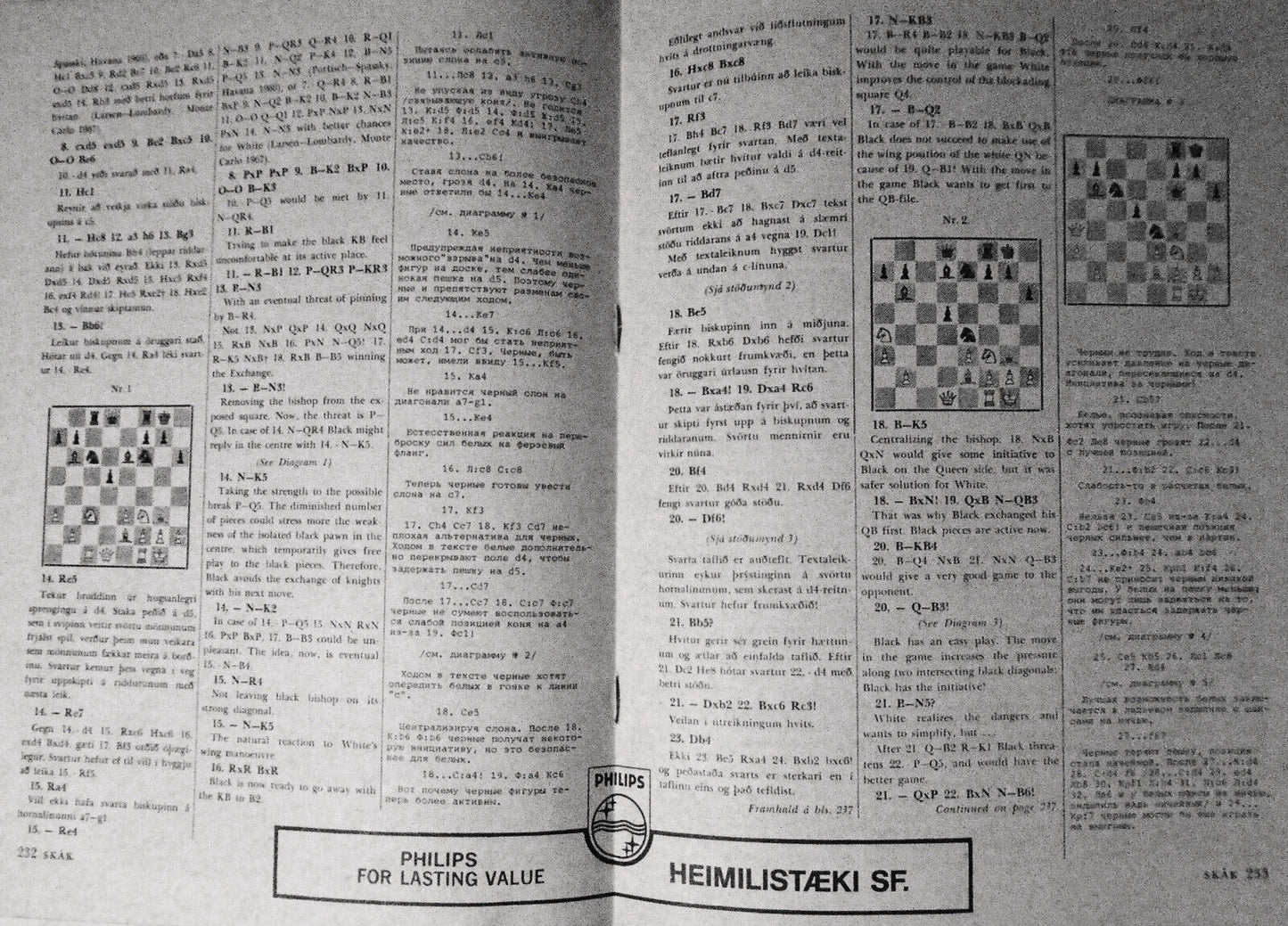 1972 SKAK - Icelandic Chess Magazine - Special World Championship Issue No. 15