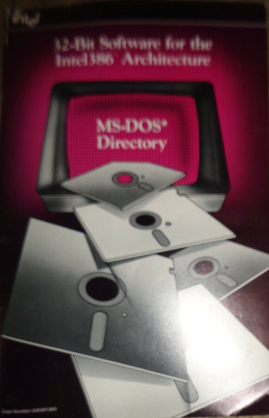 32-bit Software for the Intel386 Achitecture : MS-DOS Directory (circa 1989)