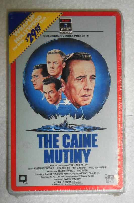 NEW!!  The Caine Mutiny - Betamax Beta tape - Brand new in shrinkwrap