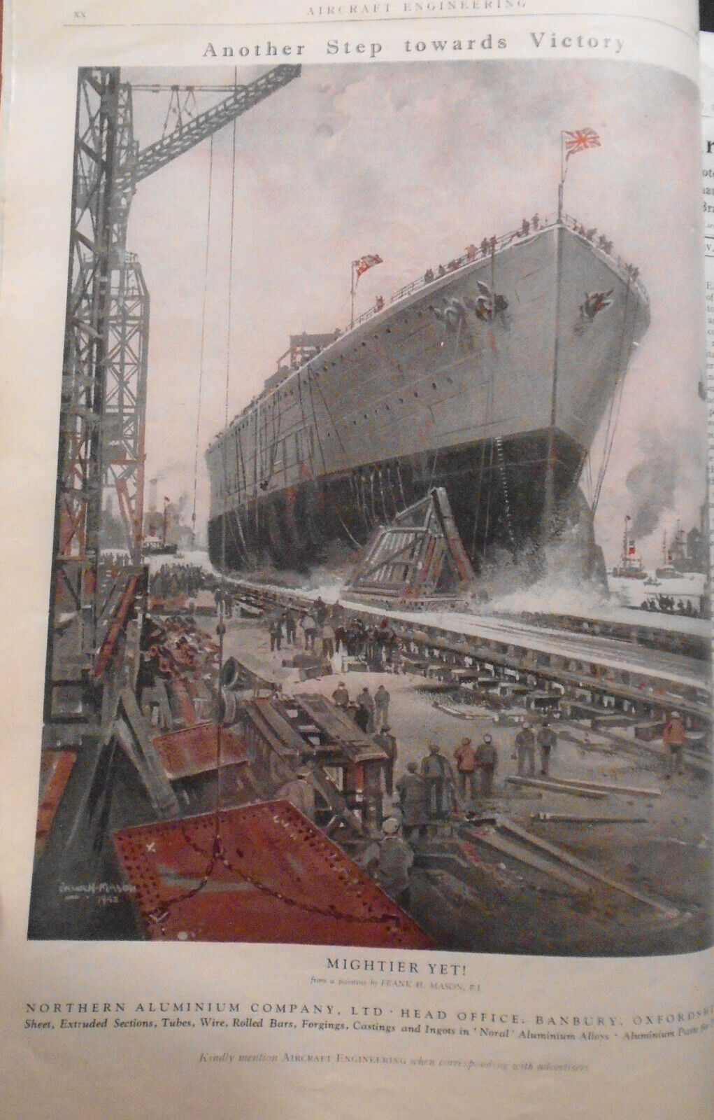 1942 Aircraft Engineering magazine - six issues - April to November