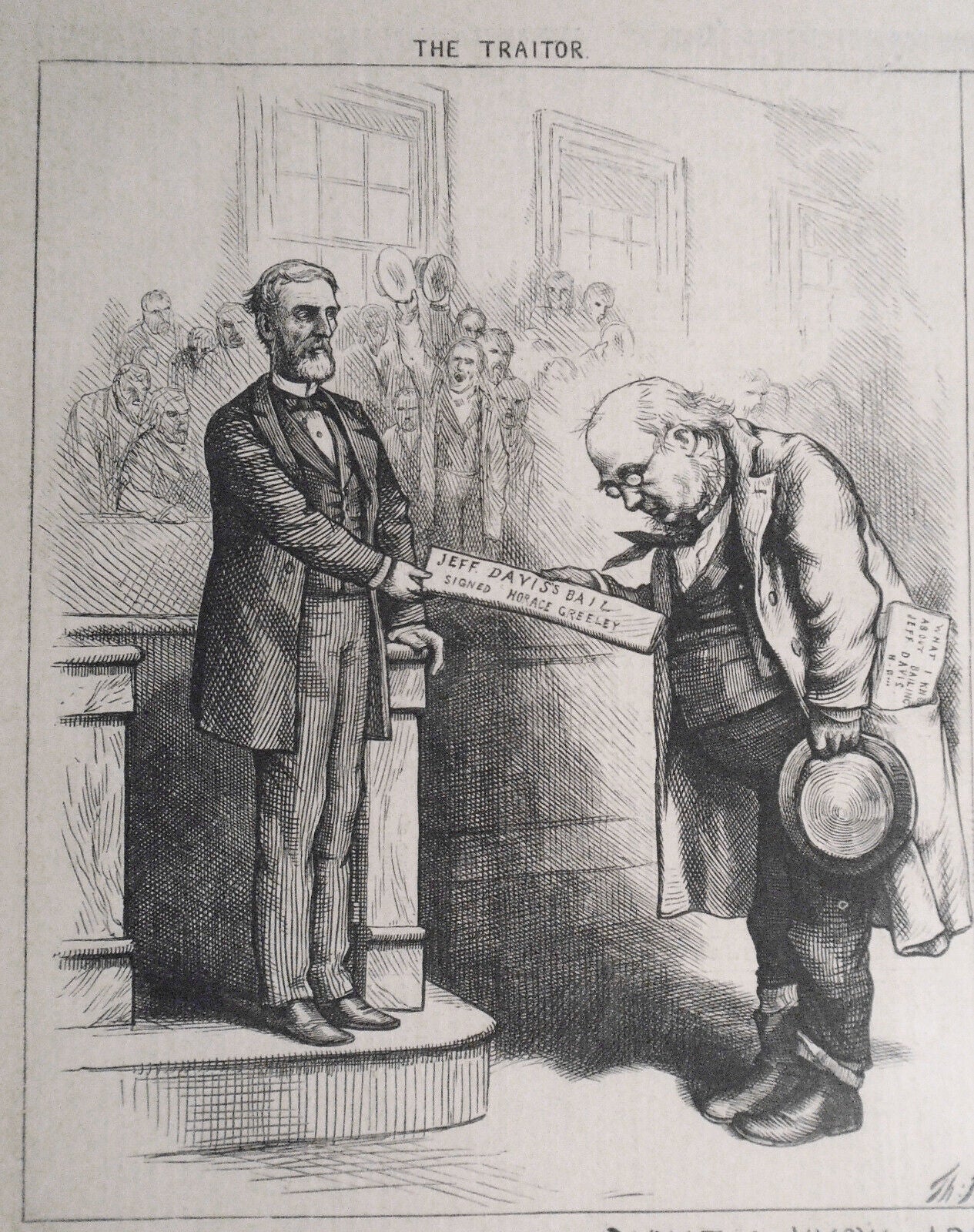 1872 What I Know About Horace Greeley, by Thomas Nast. The Patriot & The Traitor