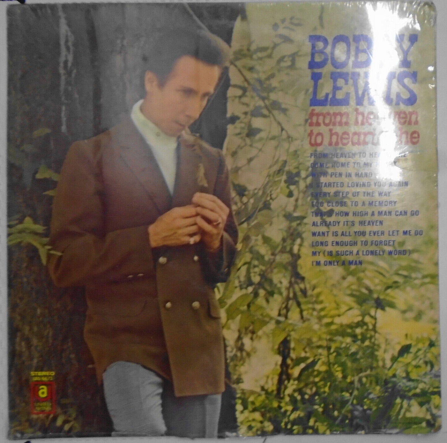 Bobby Lewis - From Heaven to Heartache LP, 1968 --- UAS 6673 -  SEALED, NEW