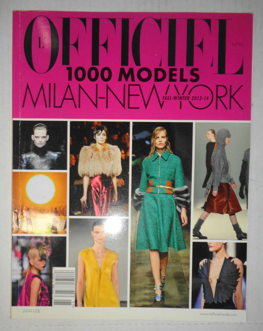 L'OFFICIEL 1000 MODELS, Fall Winter 2013-14 Milan New York
