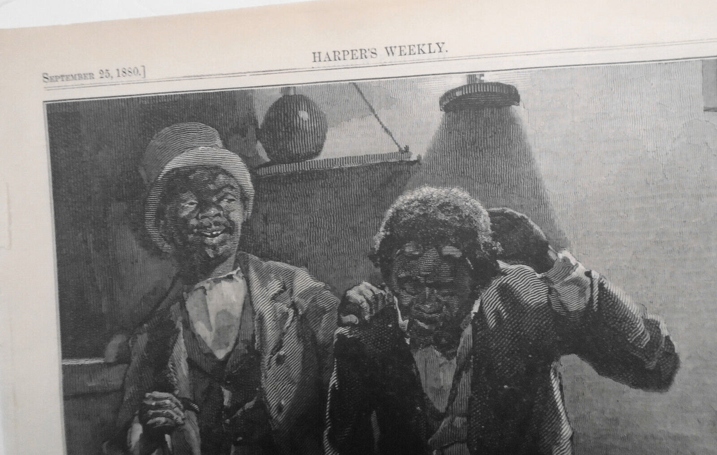 The Long Suffering and Patient Race, by Muhman. Harper's Weekly, Sept. 25, 1880