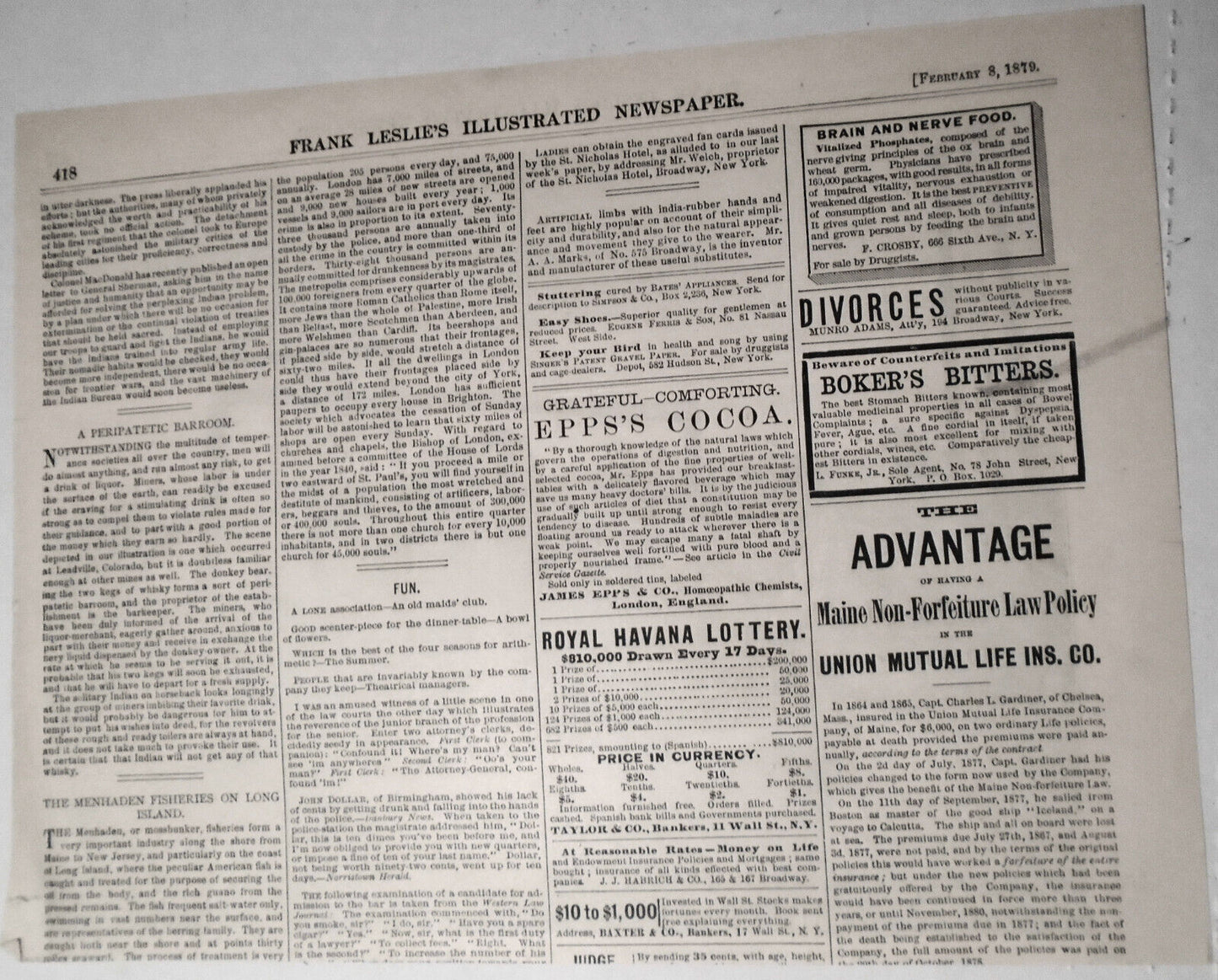 Menhaden Fishereies Processing Fish for Oil and Guano on Long Island - 1879