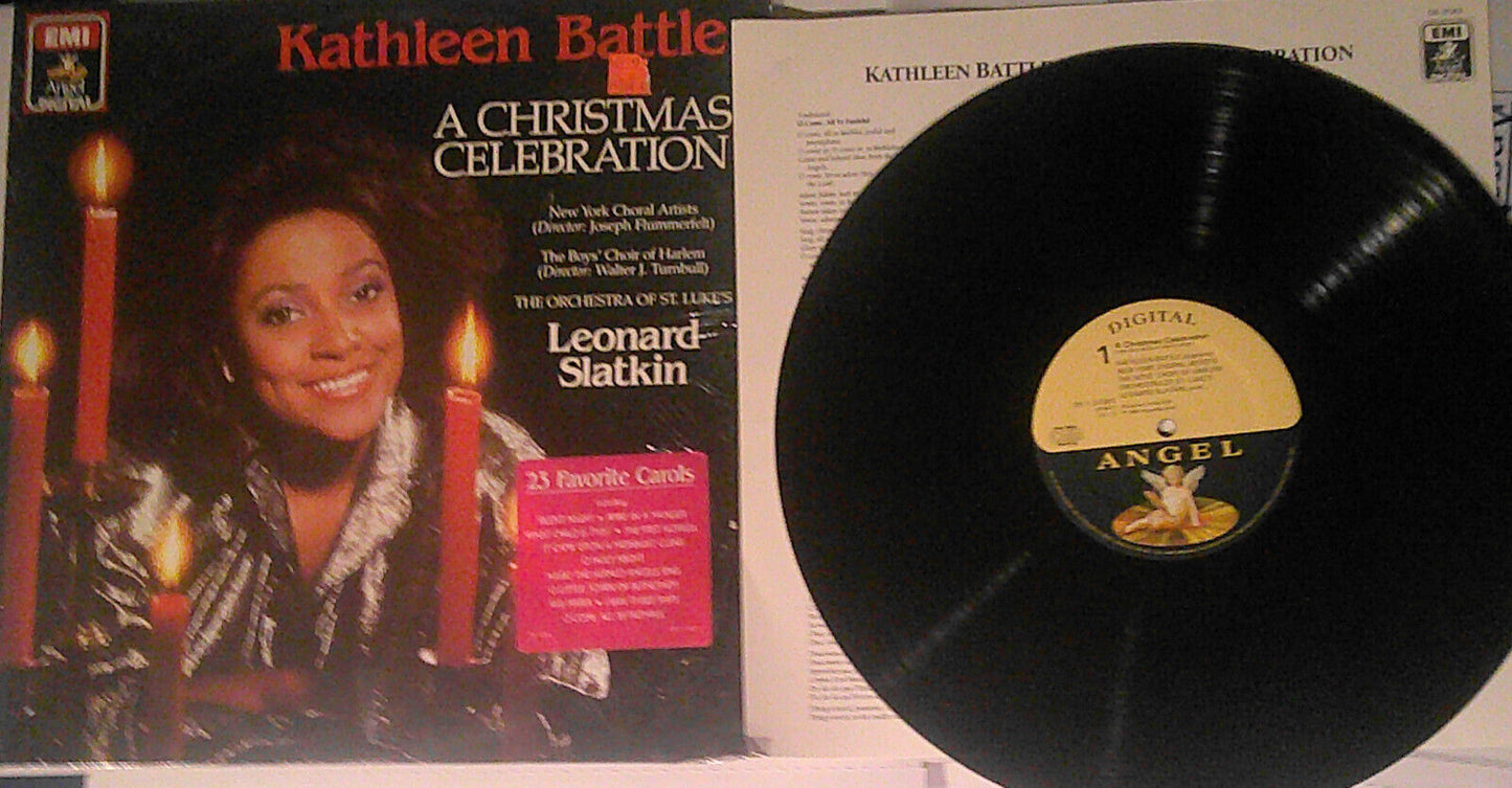 Johnny Mathis, The Platters, & Kathleen Battle - 3 Christmas vinyl LP records