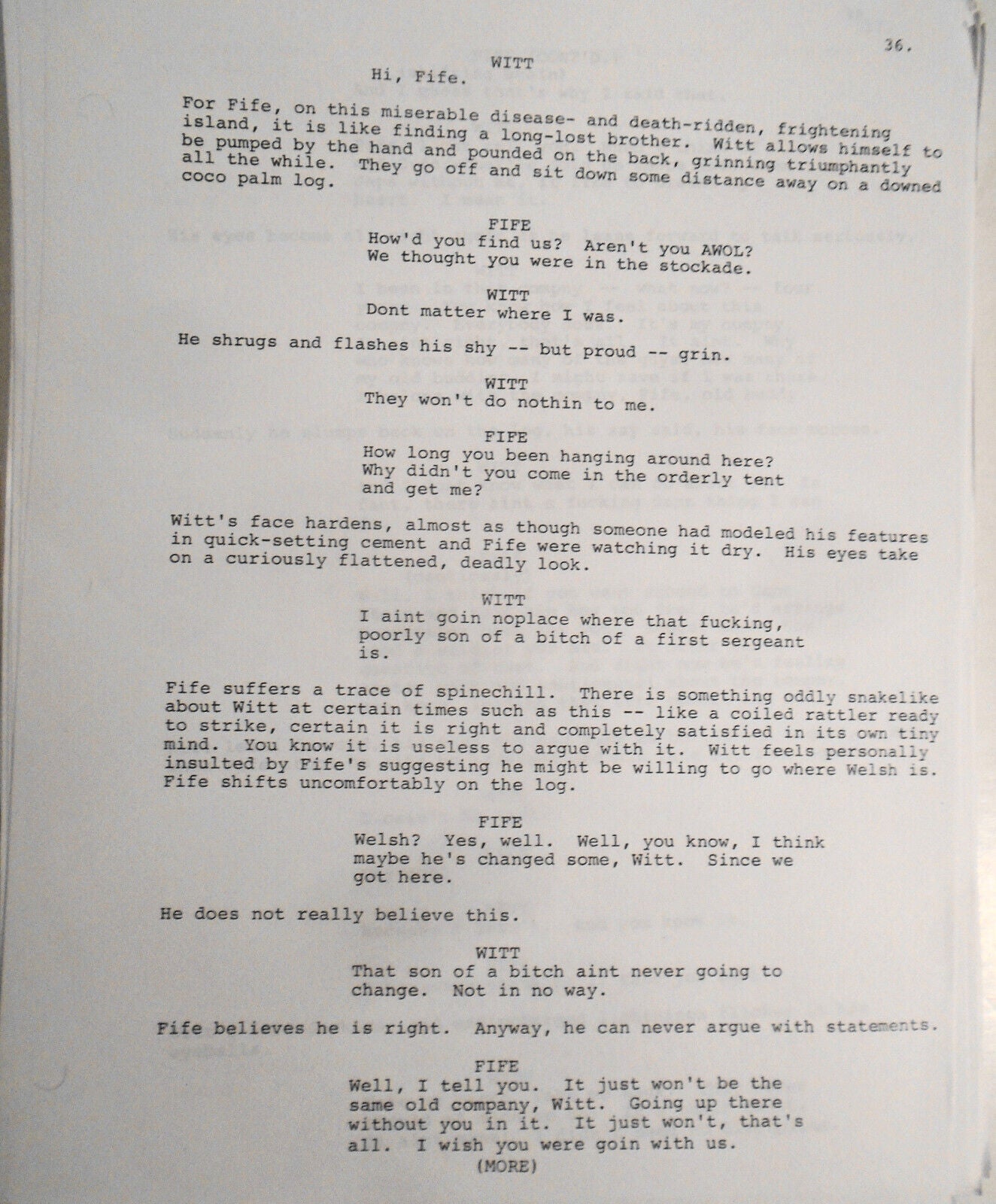 Terrence Malick - the Thin Red Line Screenplay - First Draft 1989. Very Rare