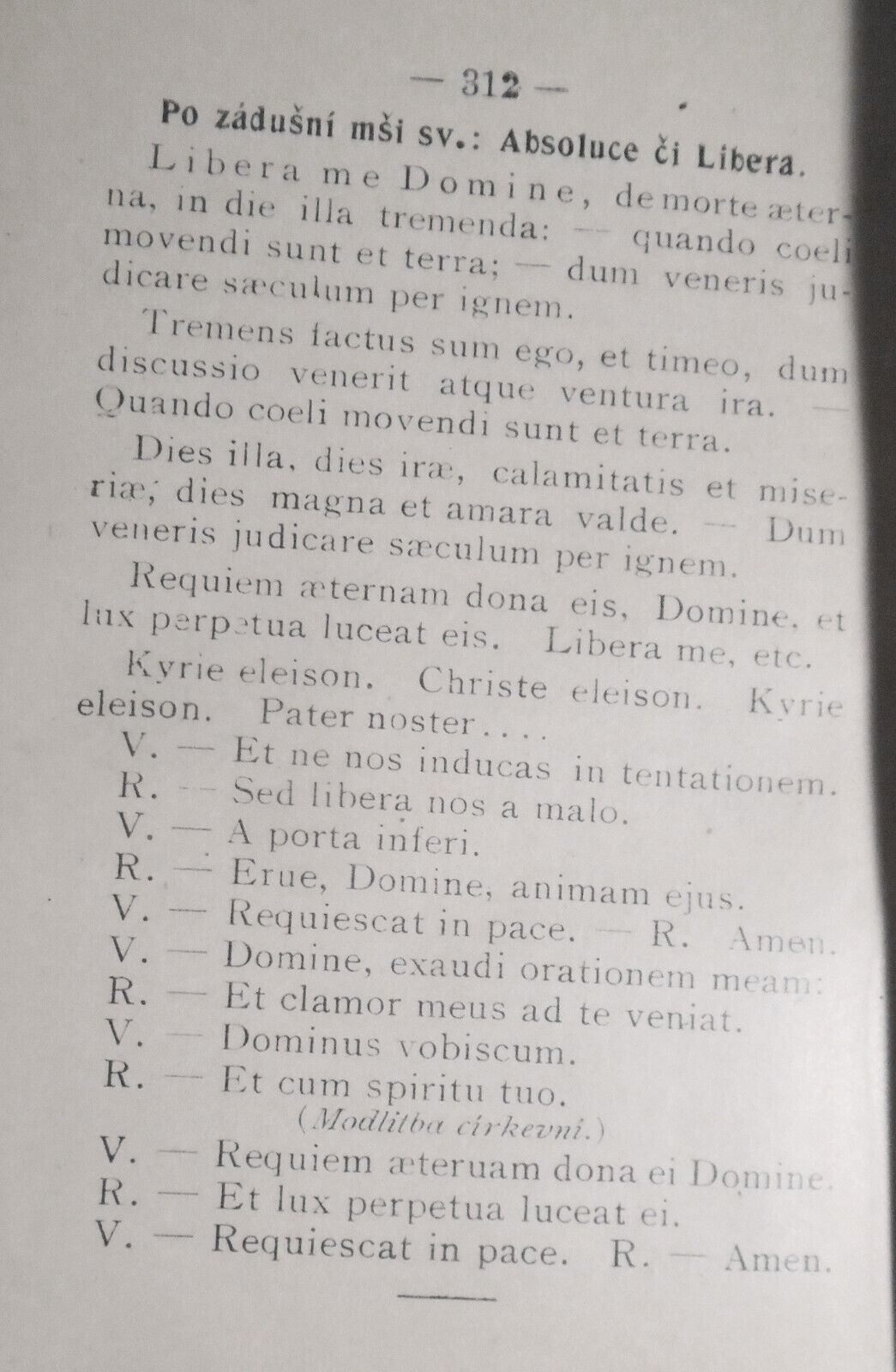 Sbirka pisni´ chramovych a modliteb obycejnych. 1911.