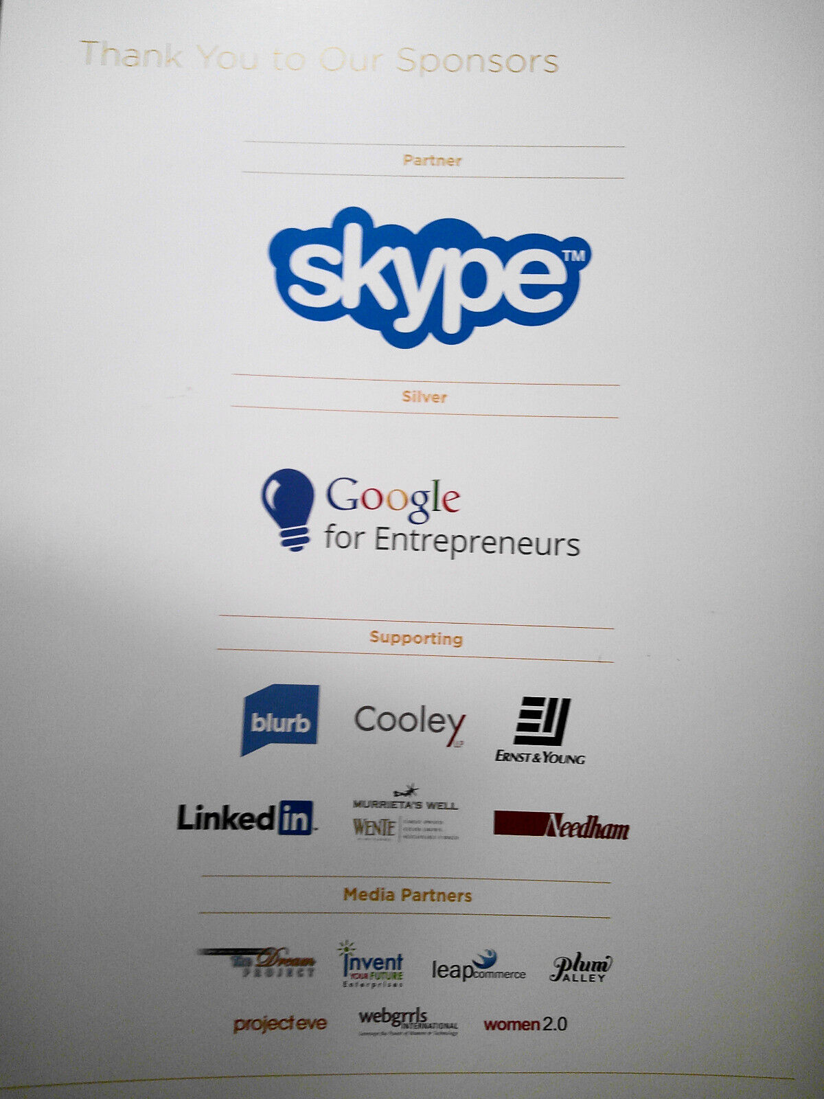 BlogHer Entrepreneurs Conference 2013 program book. Silicon Valley, March 21-23