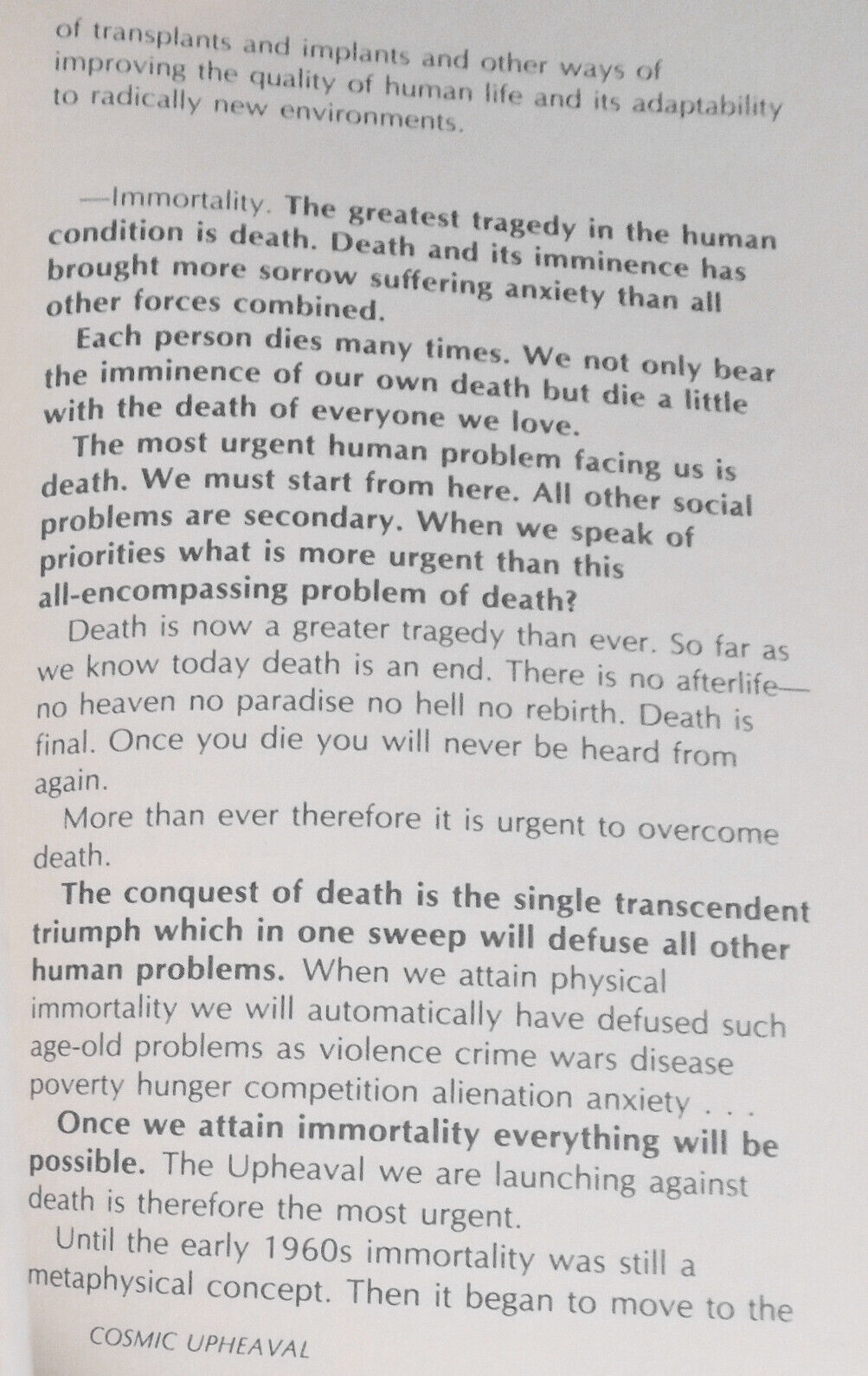 Up-Wingers: A Futurist Manifesto: F. M. Esfandiary -  1st thus Edition 1973