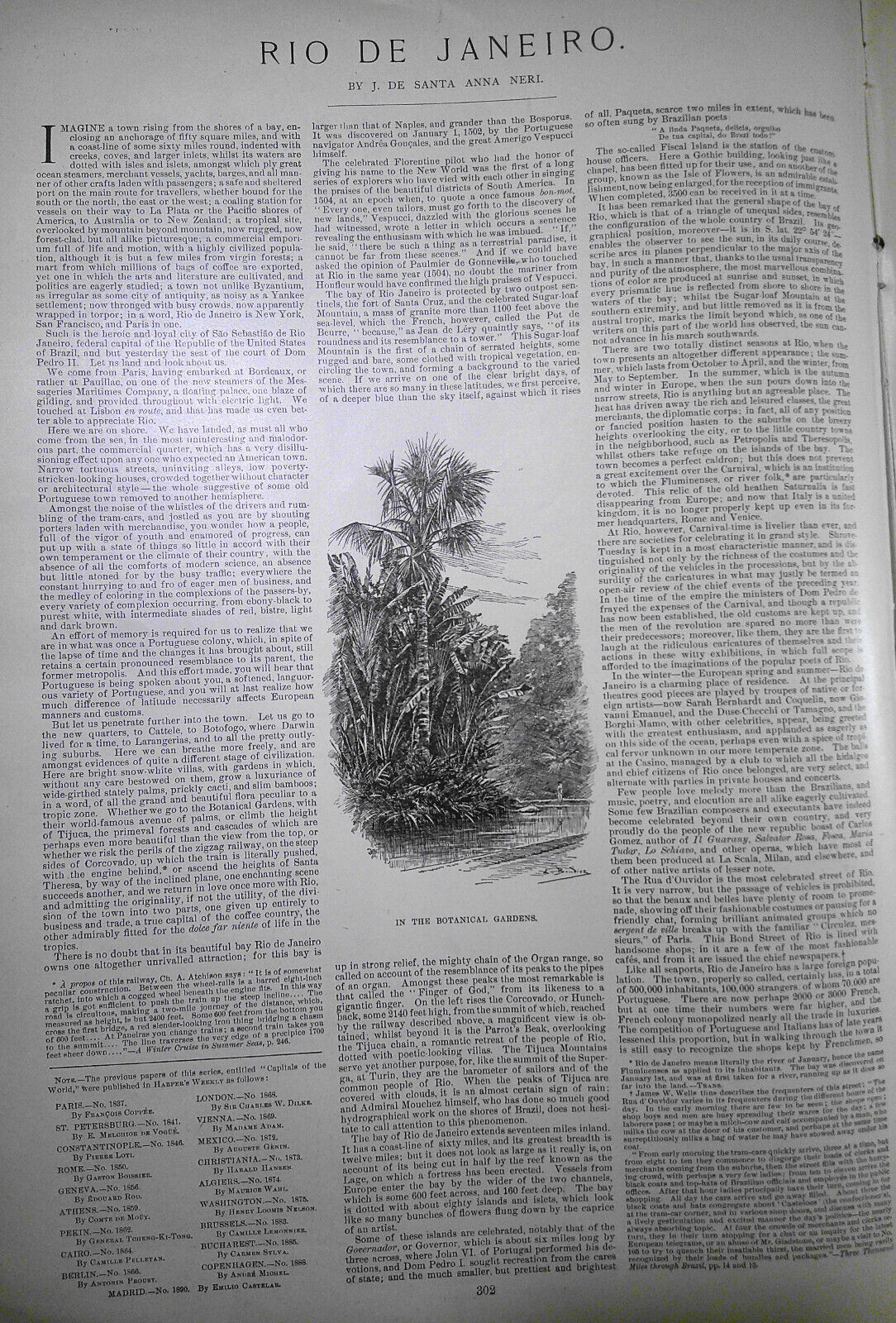 Harper's Weekly, April 1, 1893 - Annexation Question, Hawaii; Rio De Janeiro etc