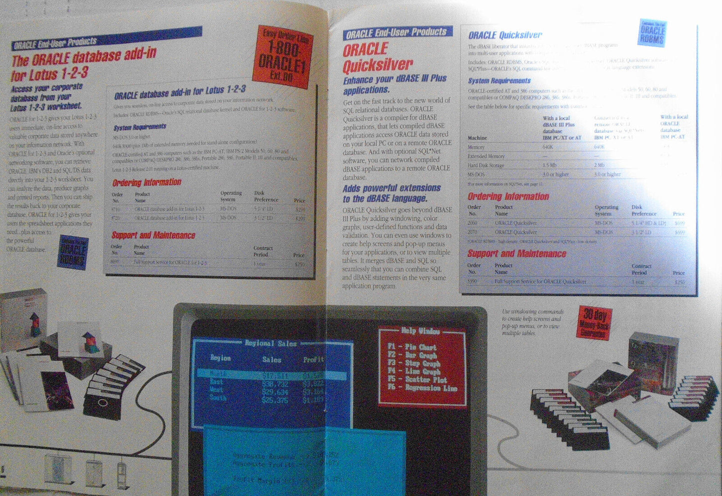 Oracle Solutions Catalog, Spring/Summer 1989. By Oracle Corporation. [Database].