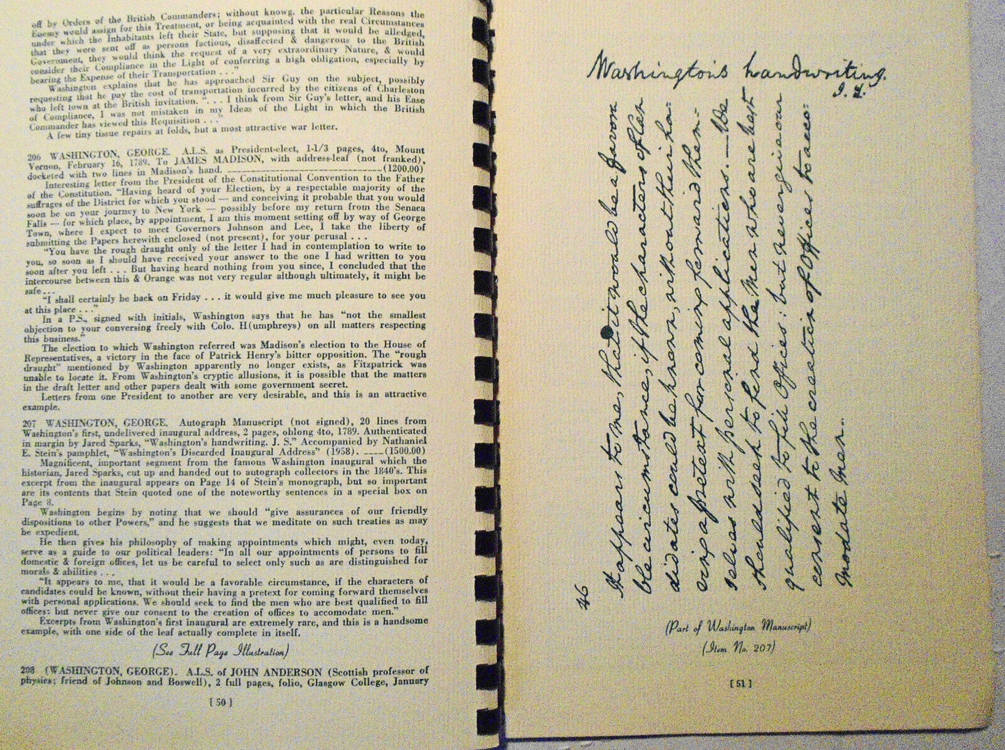Charles Hamilton - Auction No. 11, Jan. 1966. Catalog with prices realized list