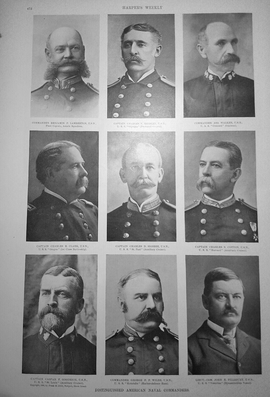 Harper's Weekly May 14 1898 :  Battle of Manila, Klondike gold map; Dewey; etc.