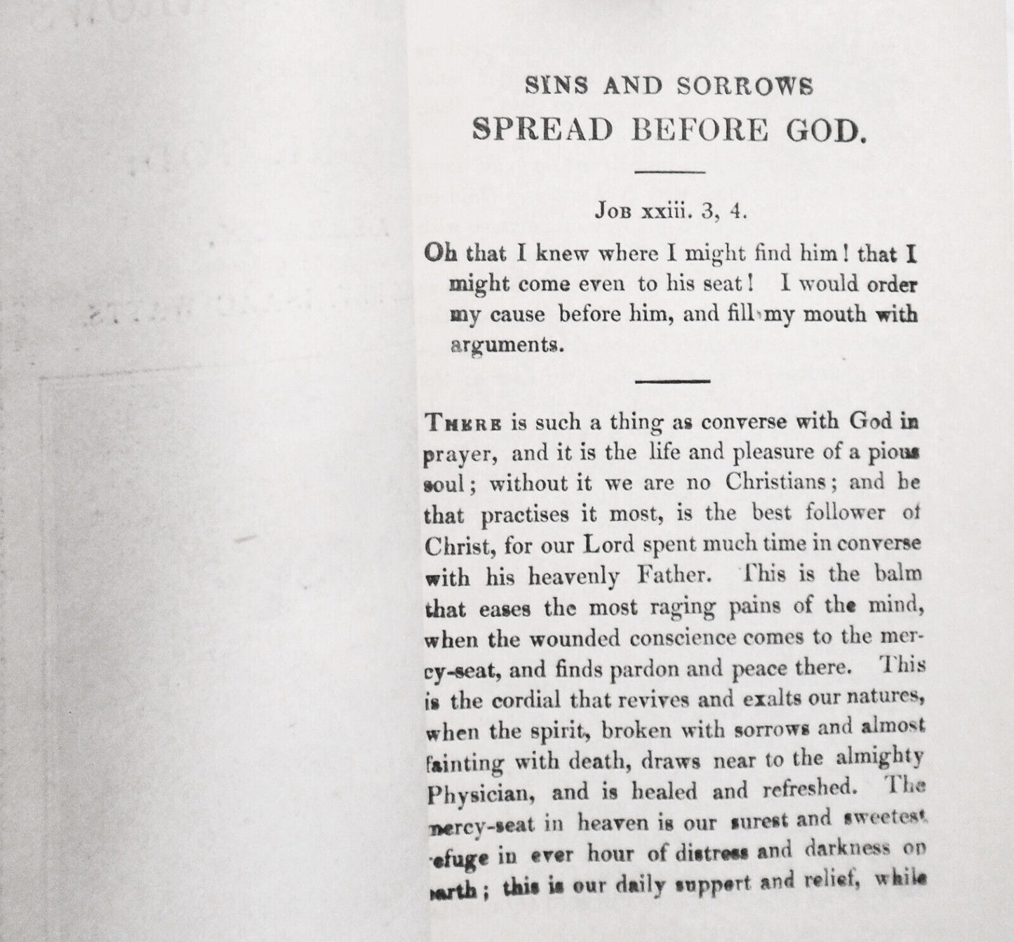 [Chapbook] Sins and Sorrows Spread Before God: A Sermon, by Isaac Watts. [1847]