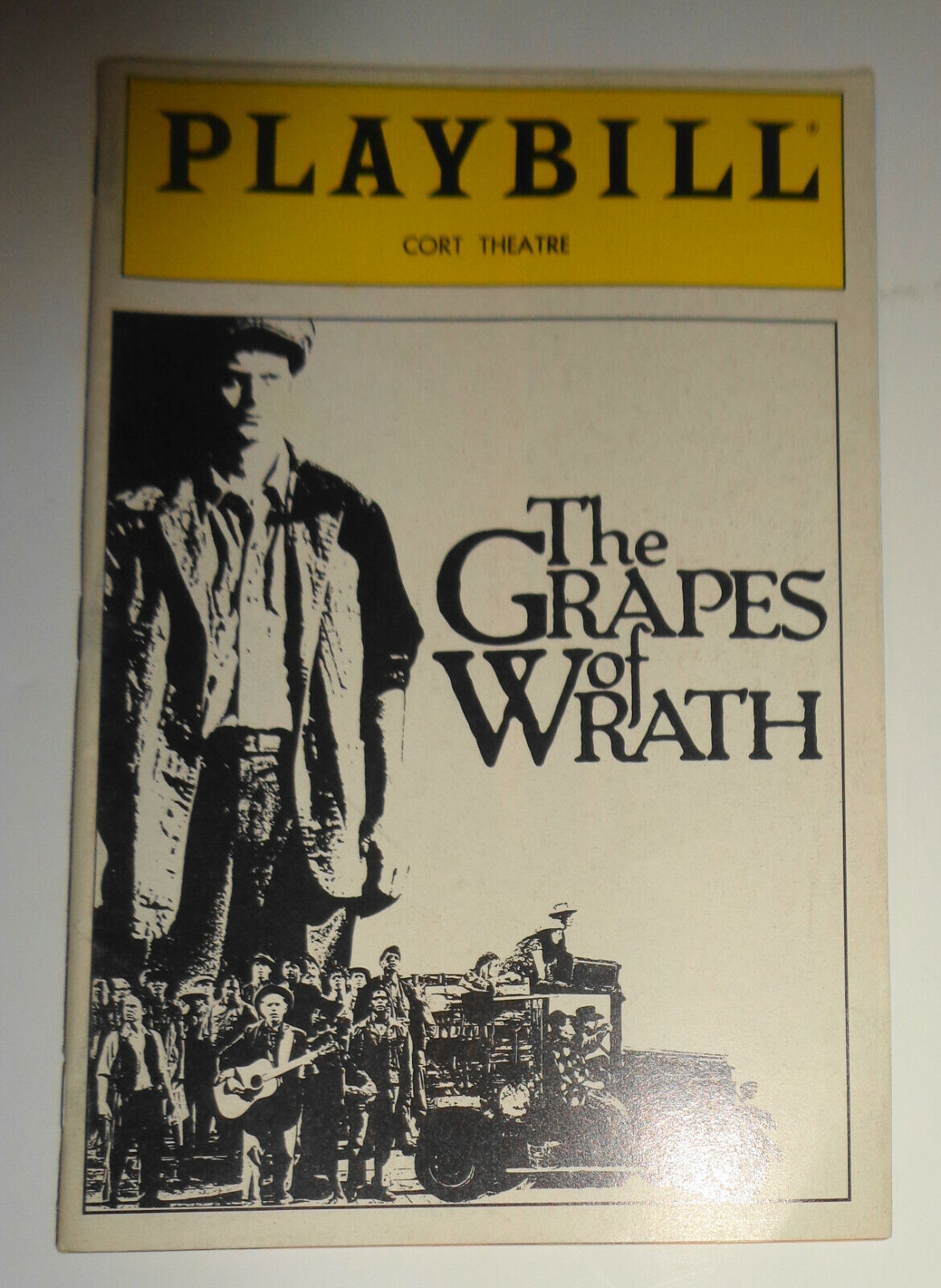 THE GRAPES OF WRATH -  OPENING NIGHT PLAYBILL - MARCH 22, 1990 CORT THEATRE