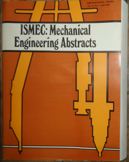 ISMEC mechanical engineering abstracts. June 1989