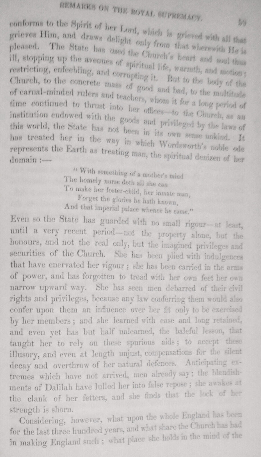 1850 Gladstone: Remarks on Royal Supremacy as It is Defined By Reason, History..