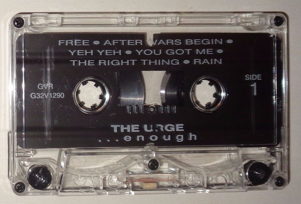 THE URGE ... Enough  - Rare Rock Demo Cassette 1991 - Dave Briggs, Gino Lundy ..