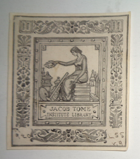 Jacob Tome Institute Library Ex Libris Bookplate