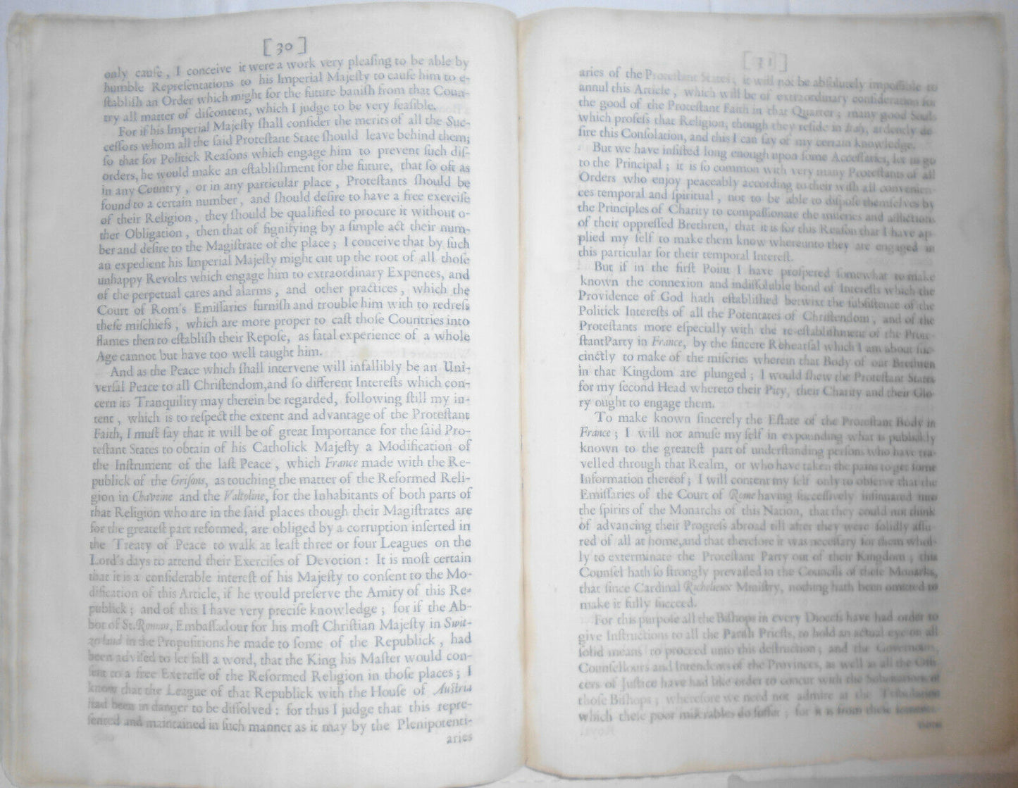 1679 Discourses on the Present State of the Protestant Princes of Europe