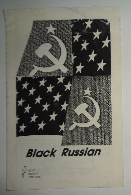 BLACK RUSSIAN - PROGRAM - JUNE 1998 - BLUE HERON THEATRE,