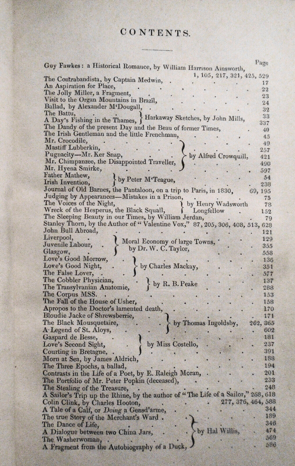 1840 Edgar Allan POE : The Fall of the House of Usher - in Bentley's Miscellany