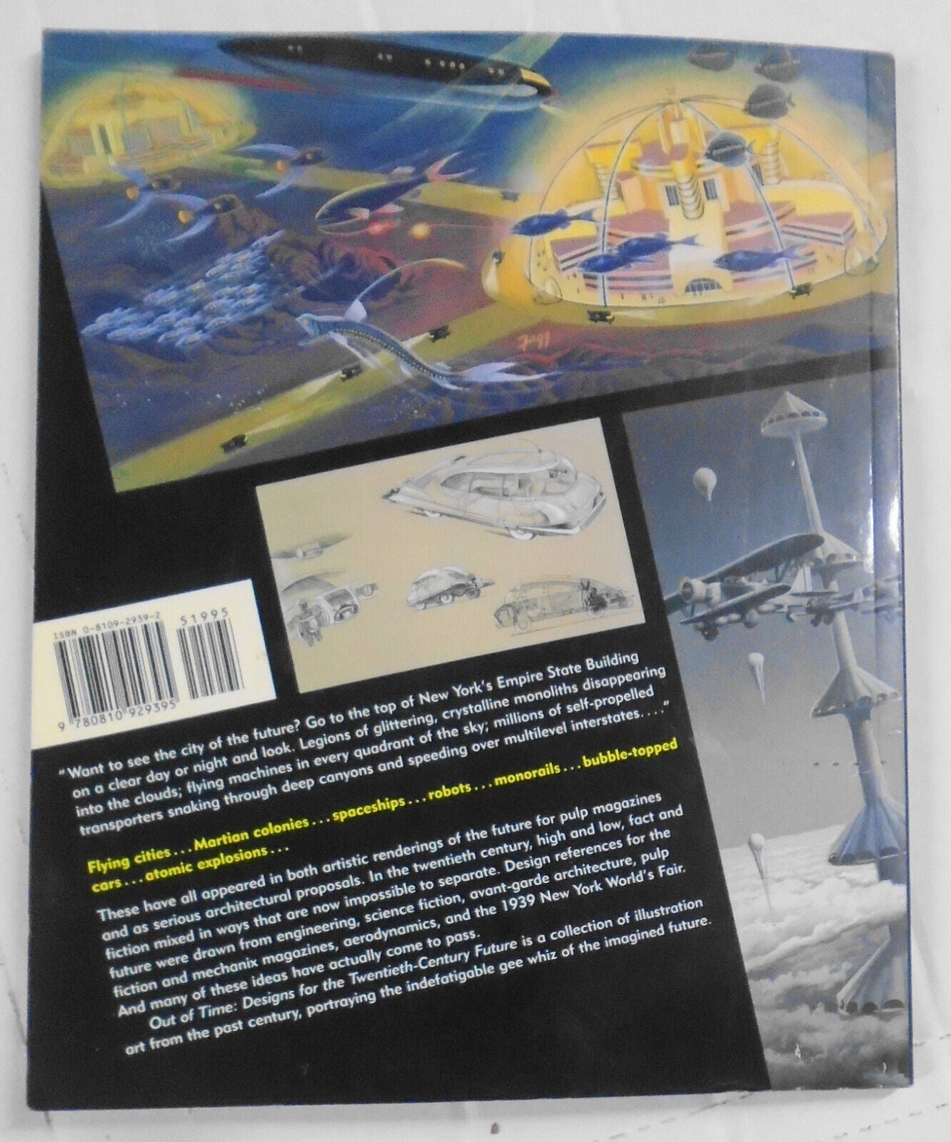 Out of Time : Designs for the 20th Century Future by Norman Brosterman. *SIGNED*