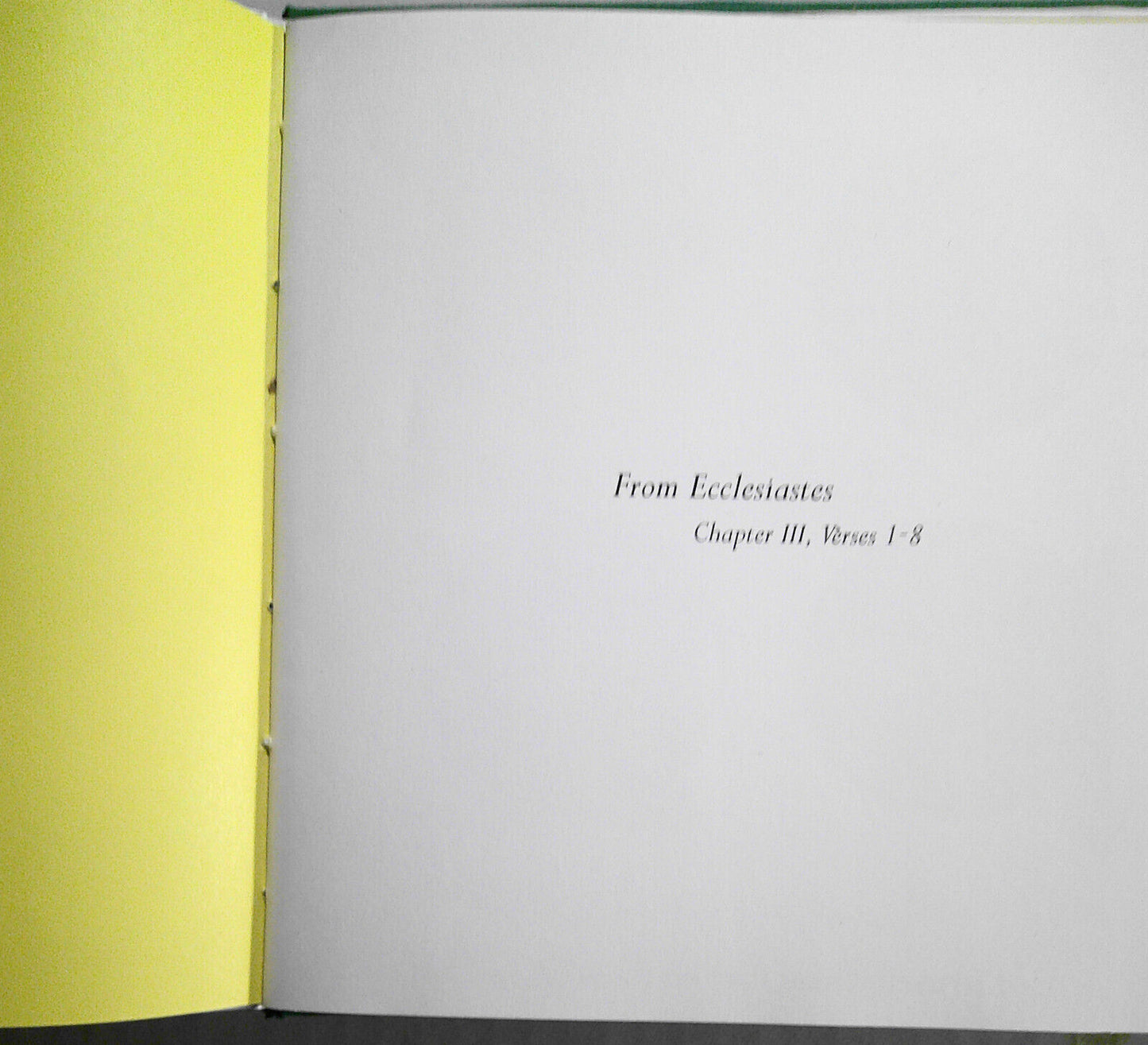 Jane Davis Doggett *SIGNED* : From Ecclesiastes ... Hardcover, rare.