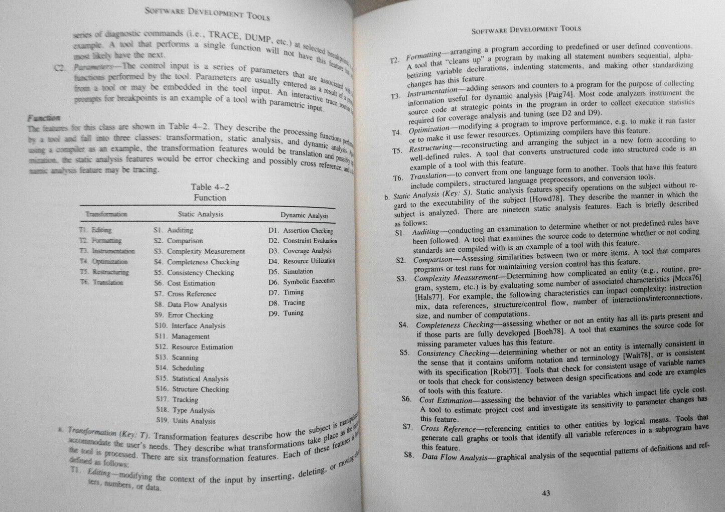 Software Development Tools : A Source Book, by Stephen J. Andriole.