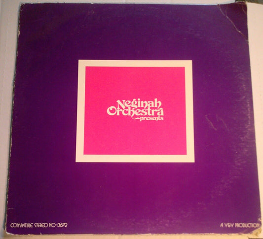 The Neginah Orchestra And Singers* – Neginah Orchestra Presents - LP