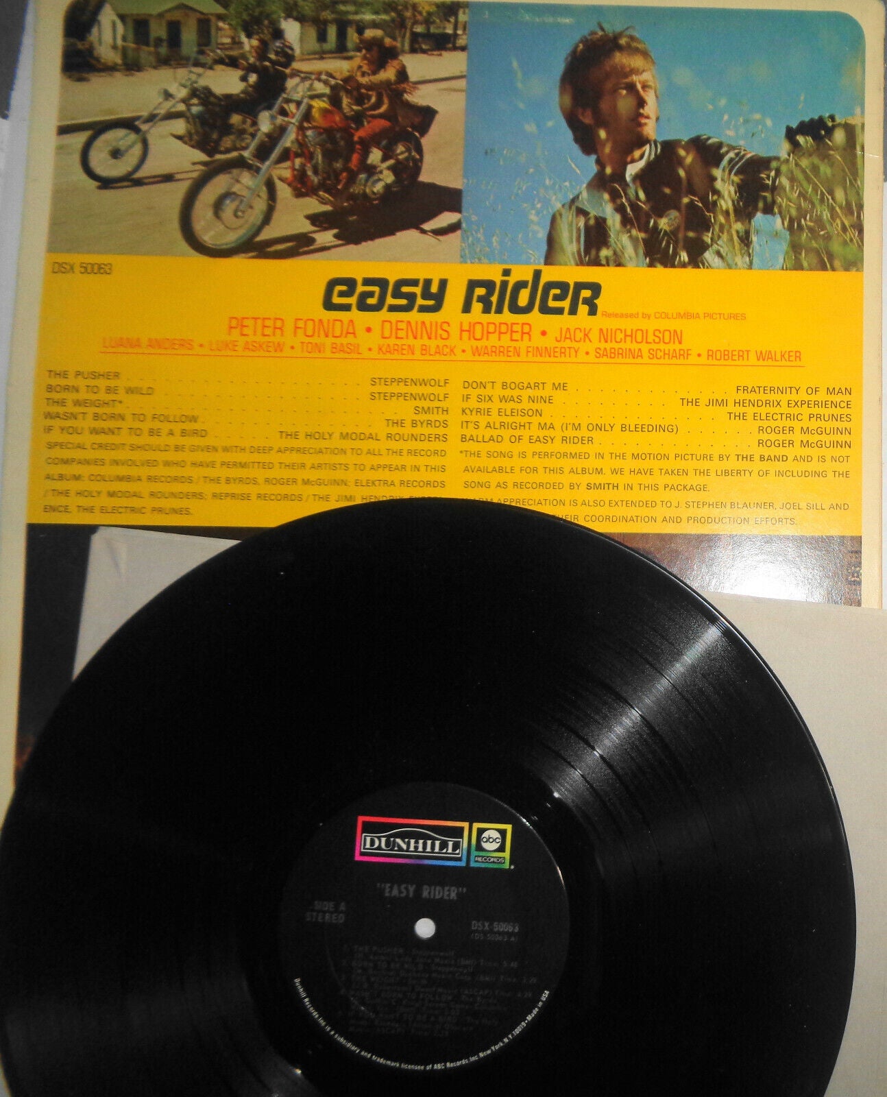 9 Original cast Rock LP soundtracks - Hendrix Bee Gees Dylan Clapton Steppenwolf