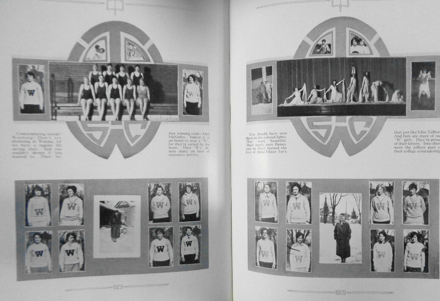 THE WENONAH 1929 - yearbook of Winona State Teachers College