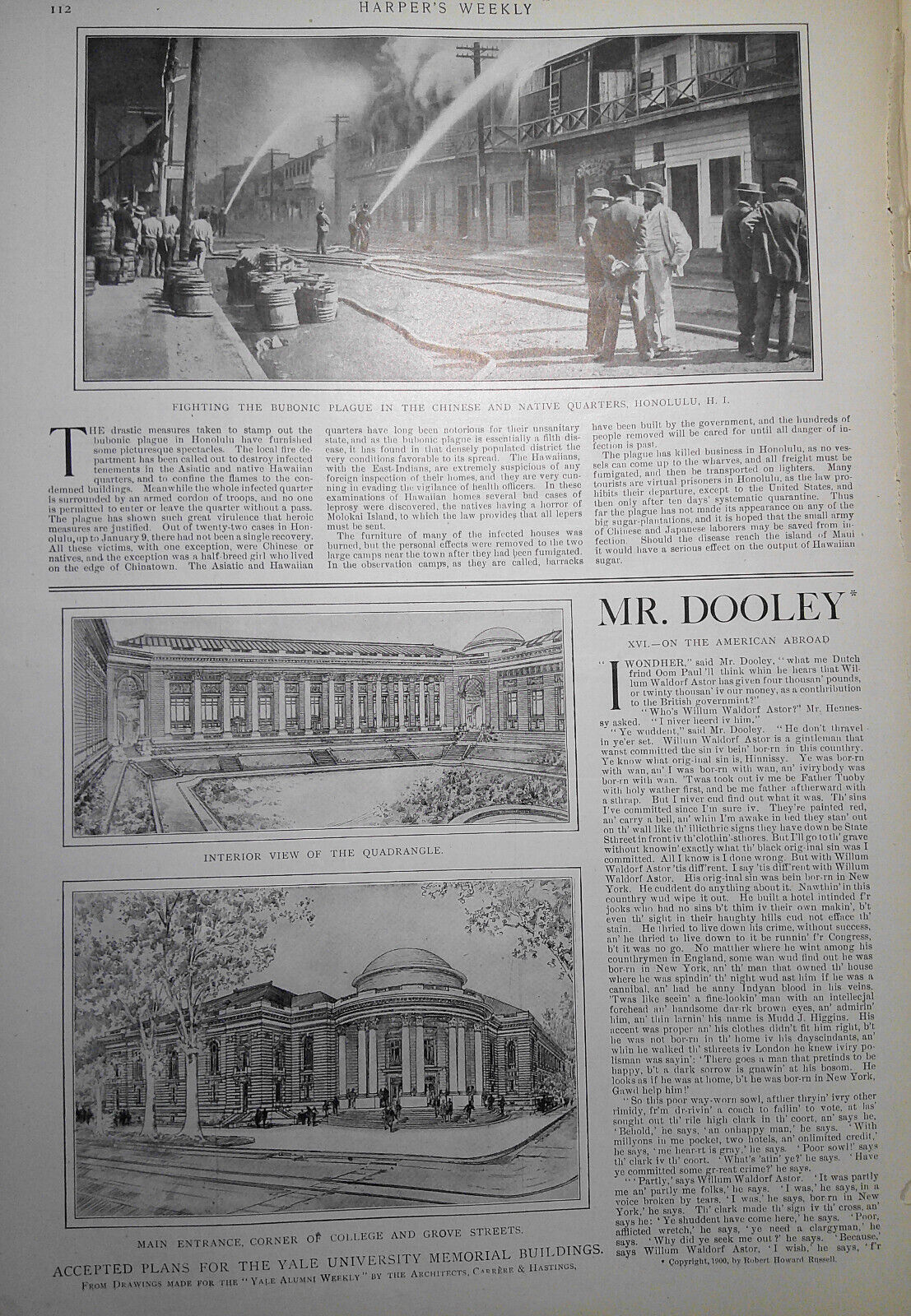 Harper's Weekly, February 3, 1900 - Boer War in South Africa; John Ruskin, etc