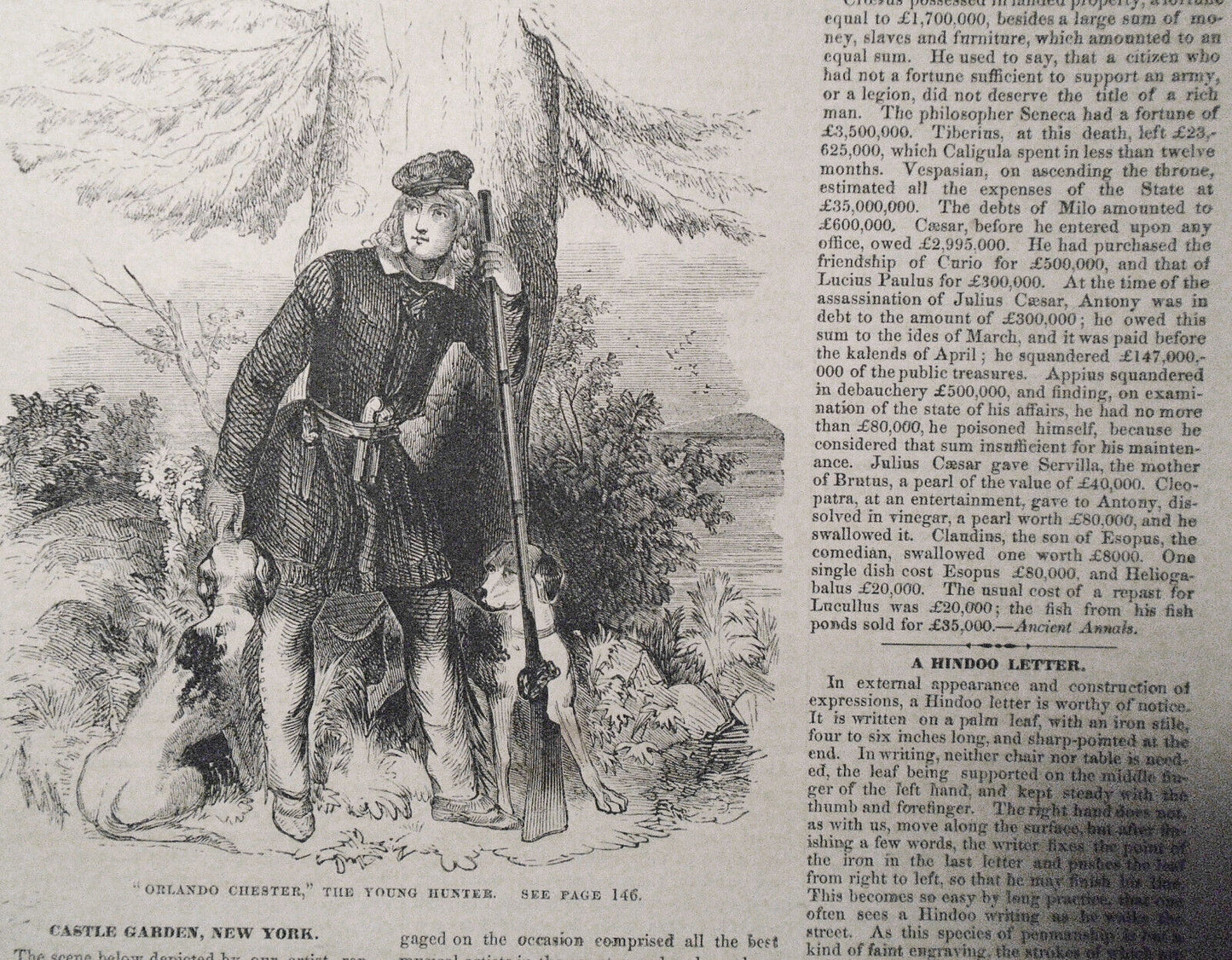 Interior Of Castle Garden At The Time Of Max Maretzek's Benefit - Gleason's 1852
