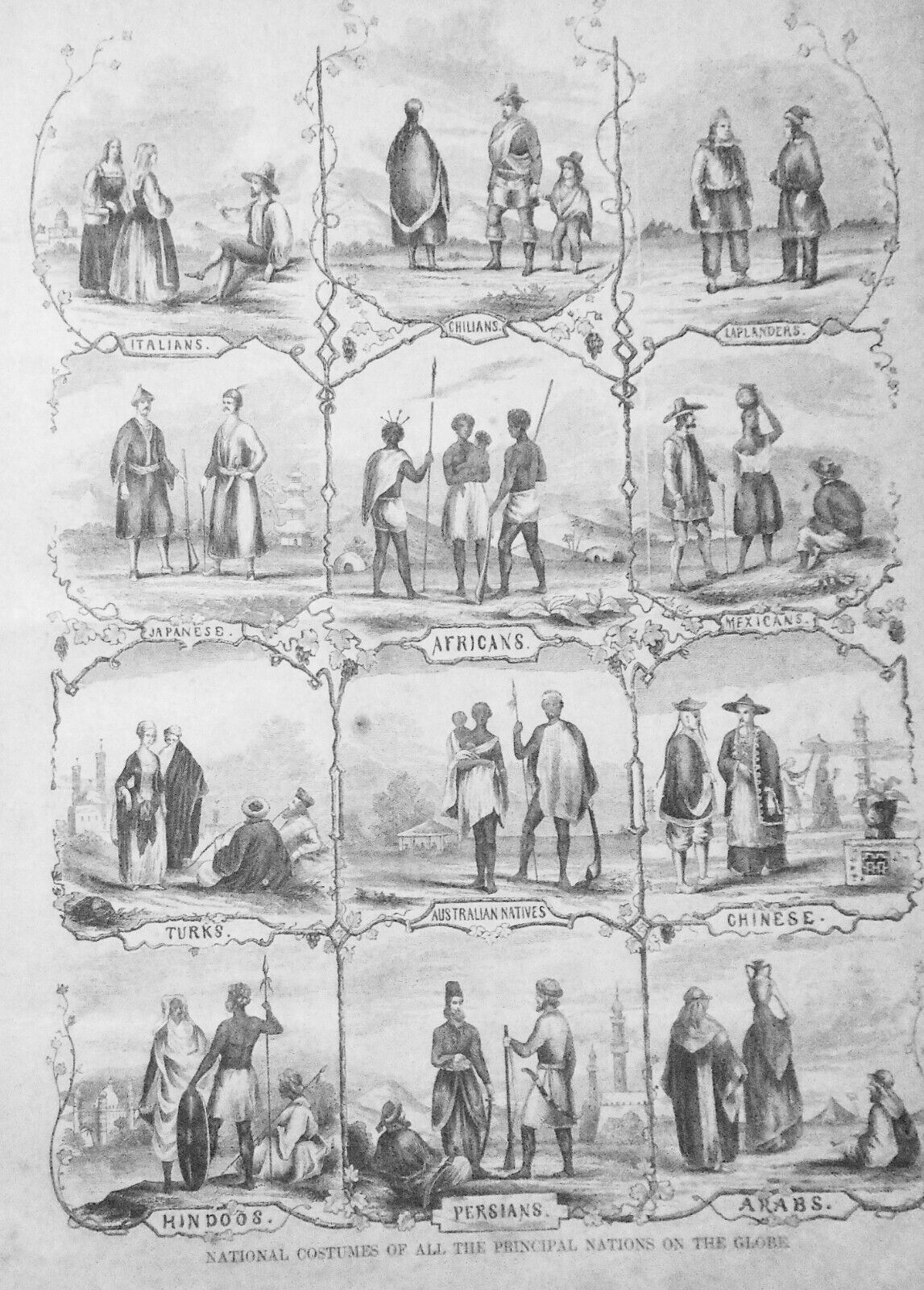 Gleason's Pictorial January 21, 1854 - Benjamin Franklin; National costumes, etc