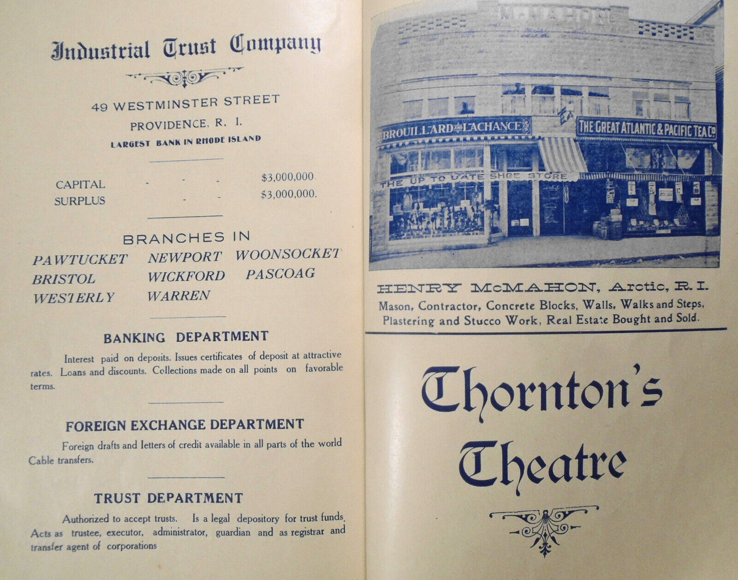 1914 West Warwick town tax as assessed and apportioned on the inhabitants...