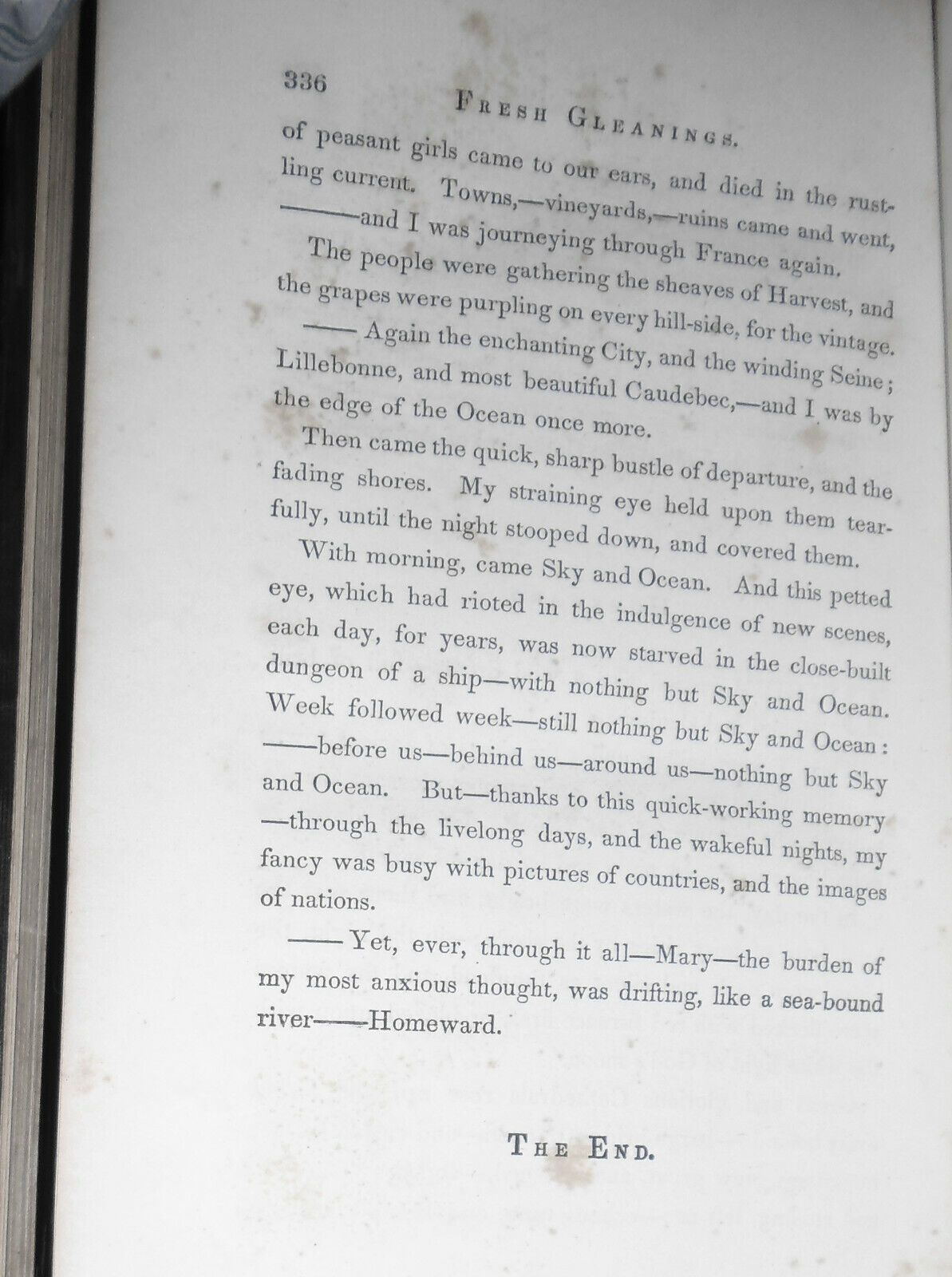 Fresh Gleanings by I K Marvel [Donald Grant Mitchell]  - First Edition, 1847.