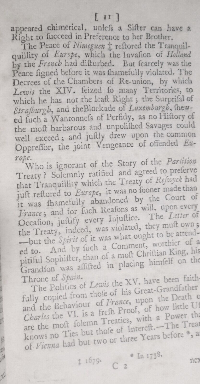 1760 A letter addressed to two great men on the prospect of peace - John Douglas