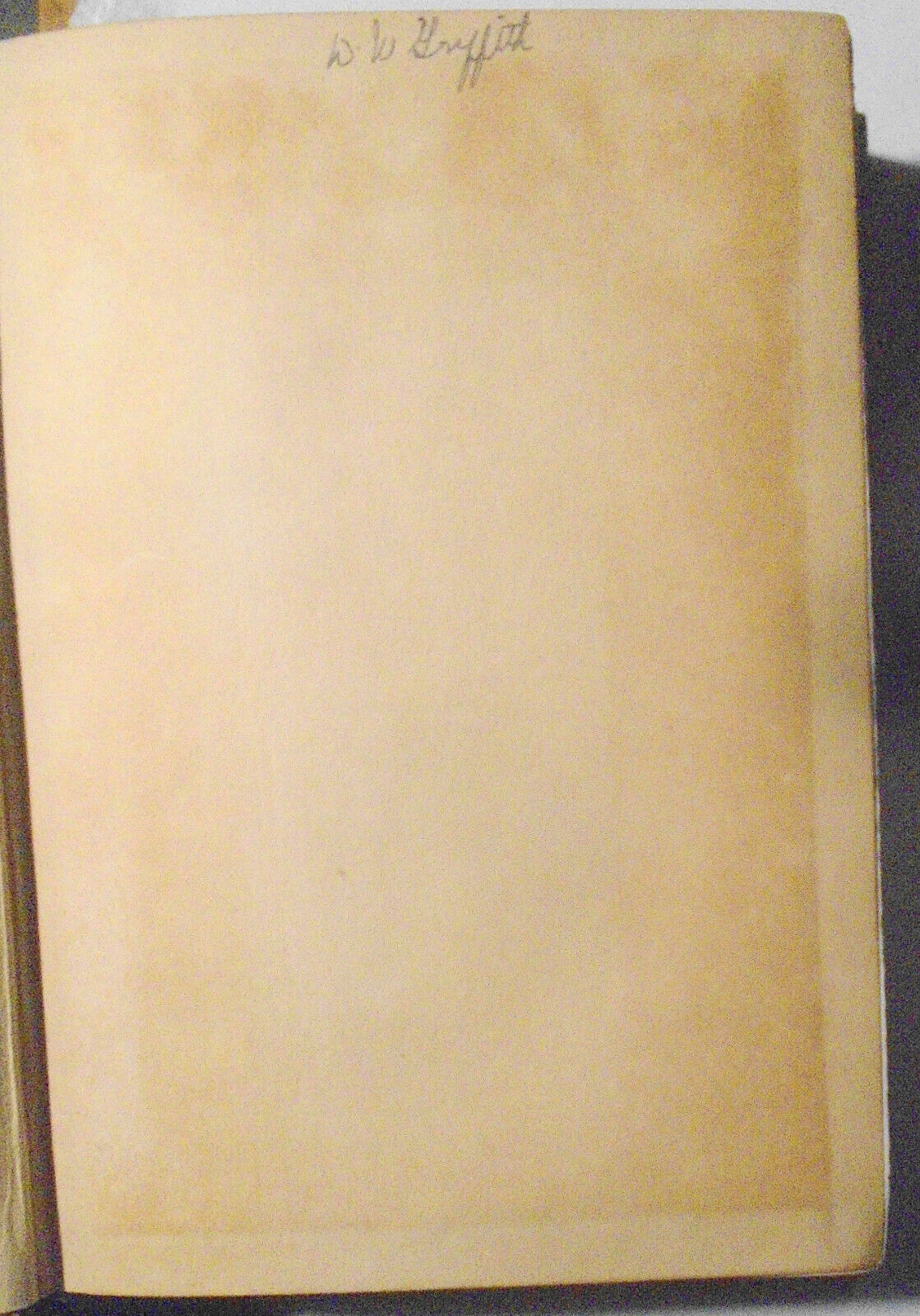 D. W. Griffith SIGNED book - An Egyptian Princess, by George Ebers