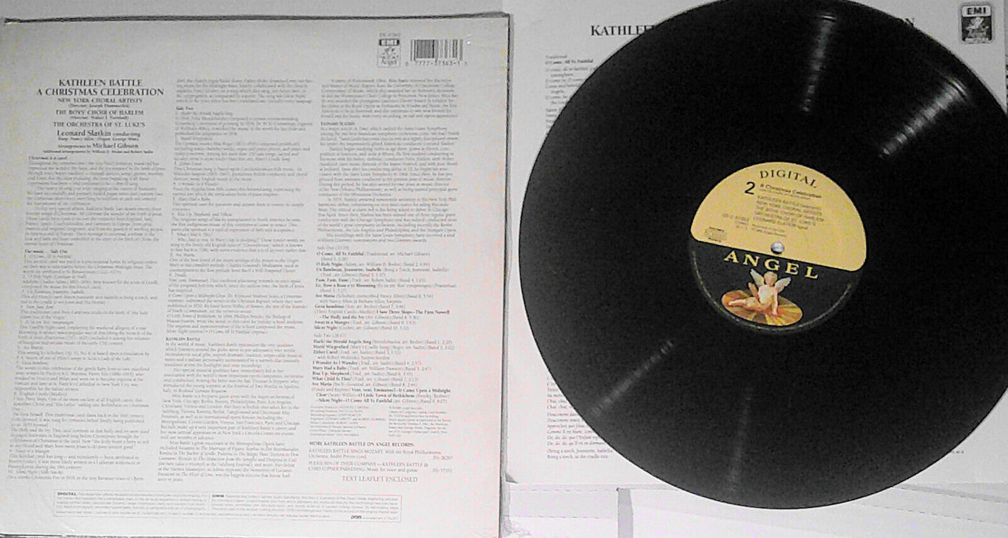 Johnny Mathis, The Platters, & Kathleen Battle - 3 Christmas vinyl LP records