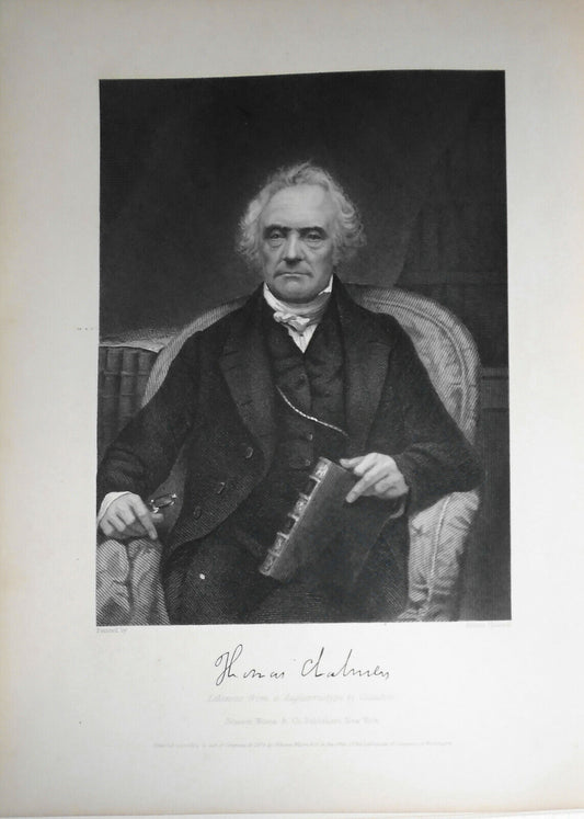 Thomas Chalmers - steel engraving - 1876 - Duyckinck Internationale Gallerie