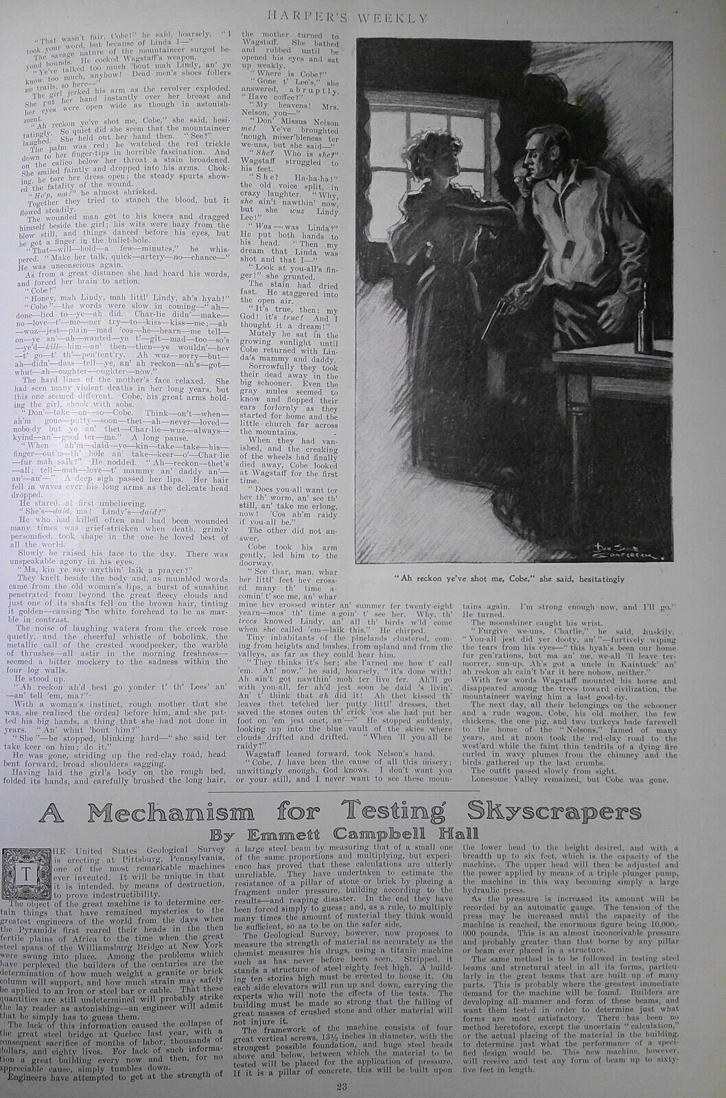 Harper's Weekly April 17,  1909.  The Wright Brothers fly for King Edward; etc