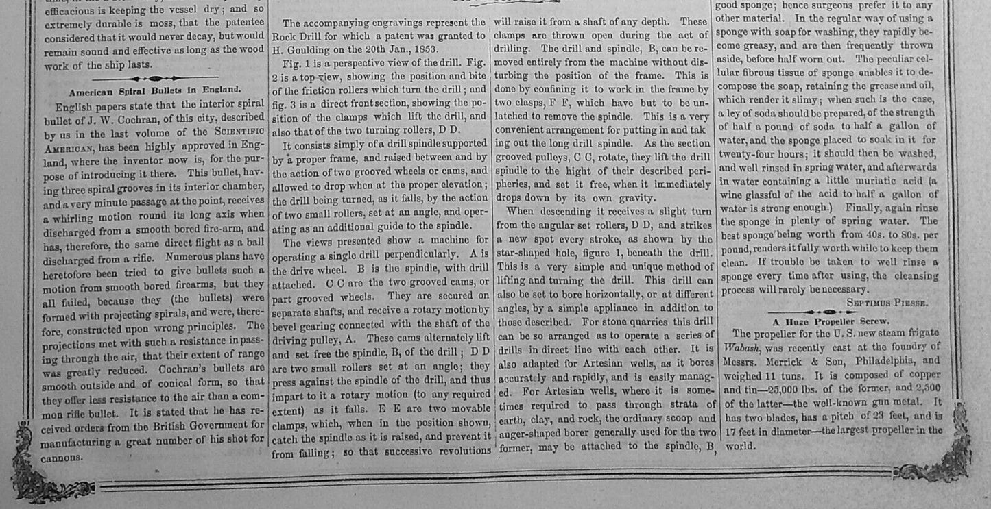 Scientific American, December 29, 1855. Franklin's great discovery; etc