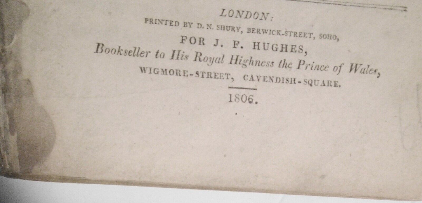 1806 Delicate inquiry! Prince of Wales. A letter to the Earl of Moira