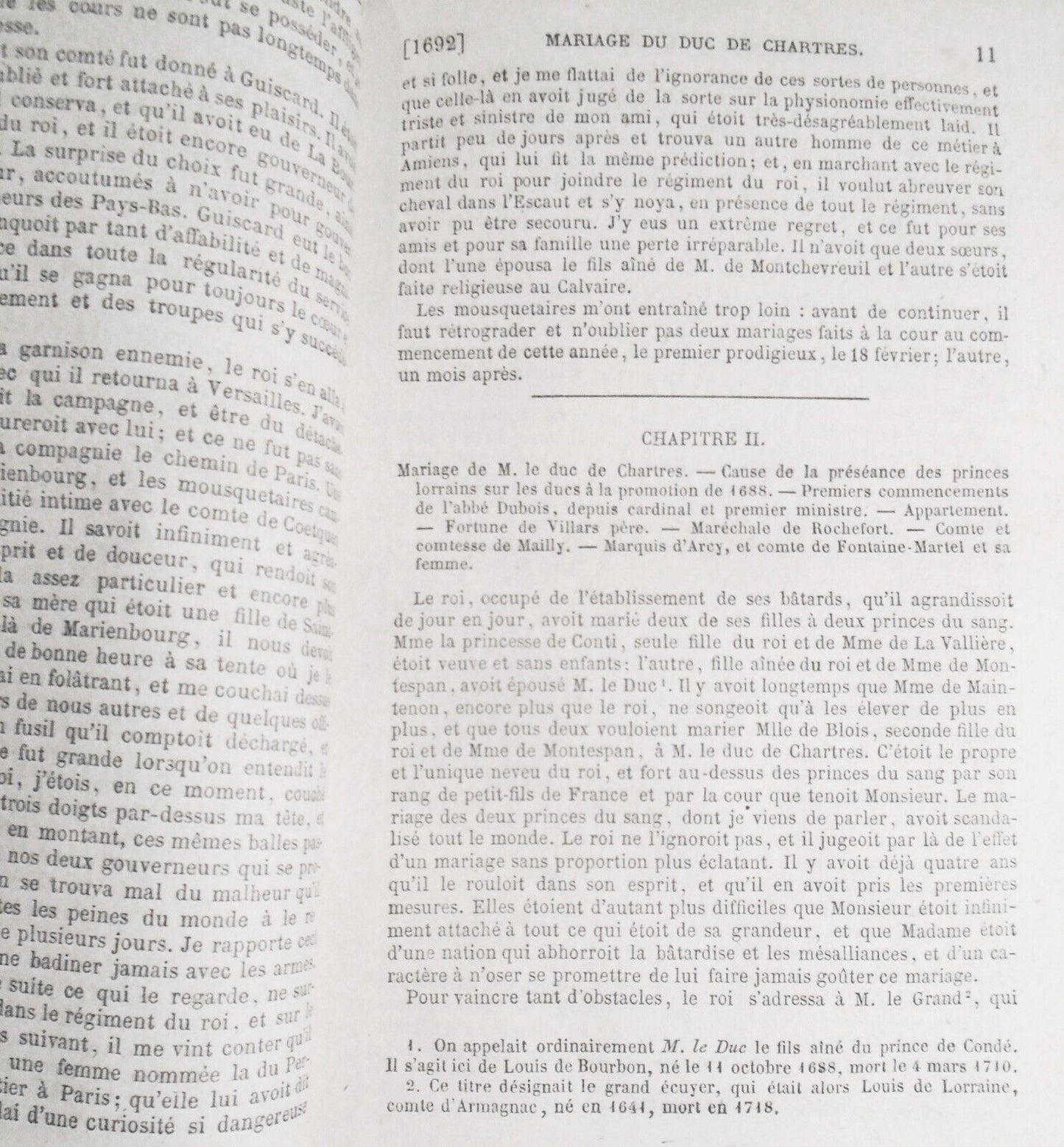 Memoires complets et authentiques du Duc de Saint-Simon, Tome Premiere, 1861